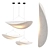Sleek & Contemporary Tense Pendant 3D model small image 2