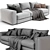 Stylish Flexform Asolo Sofa 2017 3D model small image 3