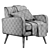  Almeda Upholstered Armchair by Mercury Row 3D model small image 4