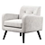  Almeda Upholstered Armchair by Mercury Row 3D model small image 7
