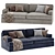 Meridiani James Sofa, Spacious Design 3D model small image 1