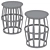 Safavieh Rinaldo Side Table 19 3D model small image 4