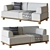 Modern 3D Kristalia Palco Sofa 3D model small image 1