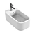 AXA Cosa Ceramic Washbasin 3D model small image 3