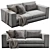 Modern Design Sofa Set 3D Model 3D model small image 1