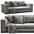 Modern Design Sofa Set 3D Model 3D model small image 2