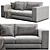 Modern Design Sofa Set 3D Model 3D model small image 3