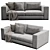 Modern Design Sofa Set 3D Model 3D model small image 4