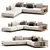 Corner Sofa Brera Poliform 3D model small image 3