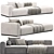 Modern MAHÈ Sofa Design 3D model small image 1