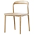 Modern Lugano Chair, Armless 3D model small image 1
