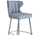 Puebla 4L Barstool: Timeless Elegance 3D model small image 5