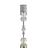 Crystal floor lamp, Lalique-inspired 3D model small image 1