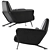 Modern Chic S.K. Armchair by Andrea Bonini 3D model small image 3