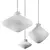 Elegant REPOSE Pendant Lamps LYFA 3D model small image 5