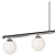 Modern Linear Suspension Lighting Fixture 3D model small image 3