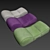 GART DUNE Fabric Spa Bed 3D model small image 5