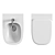 Modern Rimless Wall-Hung Toilet 3D model small image 2