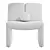 Eichholtz Macintosh Cream Boucle Chair 3D model small image 4