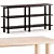 CAYMAN Bookcase Console: Stylish Organization 3D model small image 1