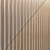 Brass Inlay Wood Wall Panels 3D model small image 5