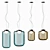 Modern Xilo Pendant Lamp Set 3D model small image 2