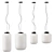 Modern Xilo Pendant Lamp Set 3D model small image 3