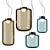 Modern Xilo Pendant Lamp Set 3D model small image 5