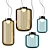 Modern Xilo Pendant Lamp Set 3D model small image 6
