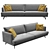 Kaza's James Sofa: Luxurious Comfort 3D model small image 1