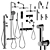 Fantini Nostromo Bathroom Fixtures Set 3D model small image 2