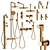 Fantini Nostromo Bathroom Fixtures Set 3D model small image 3