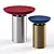 Dennis Miller Cockatoo Tables Pair 3D model small image 2