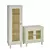 Sausalito Wood Floor Cabinet Storage 3D model small image 1