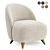 Stylish Henri Armchair in 5 Colors 3D model small image 1