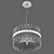 Elegant Modern Black Crystal Chandelier 3D model small image 4