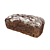 Dark Rye Bread Roll 3D model small image 2