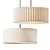 Westelm Fabric Drum Light Fixture 3D model small image 1