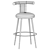 Elegant Moris Bar Chair France 3D model small image 4