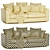 Hadleigh 3-Seater Sofa Ensemble 3D model small image 4