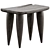  Versatile Oak Outdoor Stool 3D model small image 1