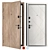 Blackwood (Bear) Metal Entrance Door 3D model small image 1