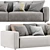 Sleek Arflex Marechiaro Sofa Design 3D model small image 3