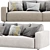 Sleek Arflex Marechiaro Sofa Design 3D model small image 5