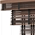 Vintage Wood Blind 3D Model 3D model small image 2