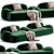  Modern Fabric Sofa 2014 Collection 3D model small image 1