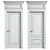 Vintage Volhovec Doors Ensemble 3D model small image 2