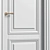 Antique Volhovec Doors with Ornate Trim 3D model small image 2