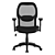 Title: Mesh Back Fabric Office Chair 3D model small image 2