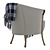 Giorgetti Progetti Armchair 63230 2014 3D model small image 2
